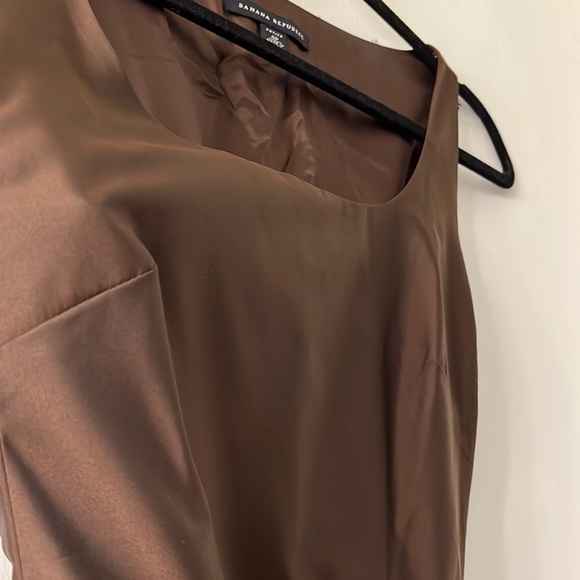 Banana Republic Chocolate Brown Dress with Sash - Picture 10 of 13